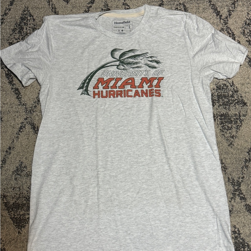 Homefield Apparel University of Miami Hurricanes Men's Shirt (Size L)